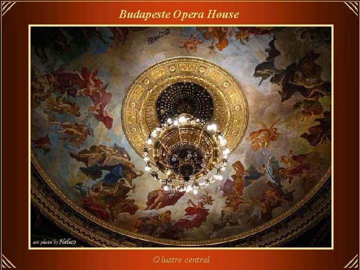Budapeste Opera House O lustre central 