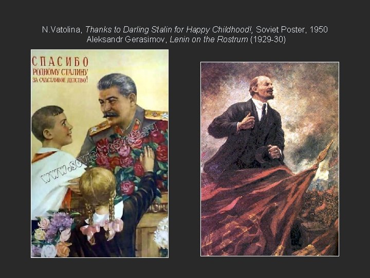 N. Vatolina, Thanks to Darling Stalin for Happy Childhood!, Soviet Poster, 1950 Aleksandr Gerasimov,