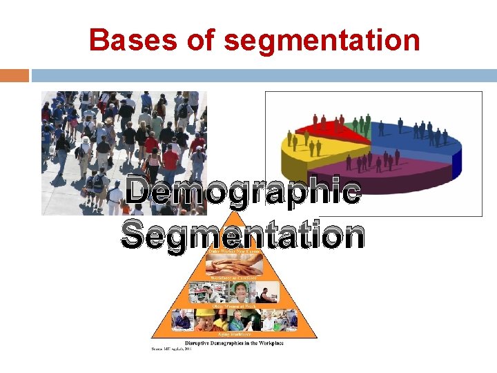 Bases of segmentation Demographic Segmentation 