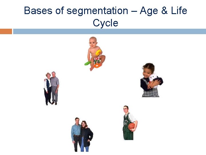 Bases of segmentation – Age & Life Cycle 