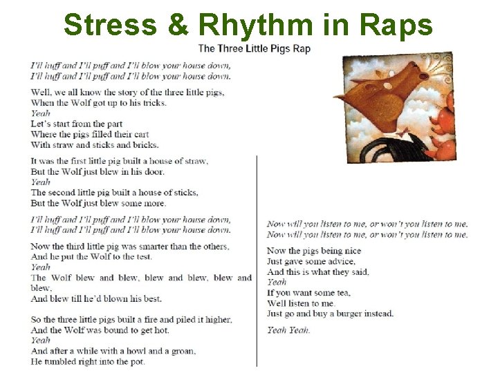 Stress & Rhythm in Raps 