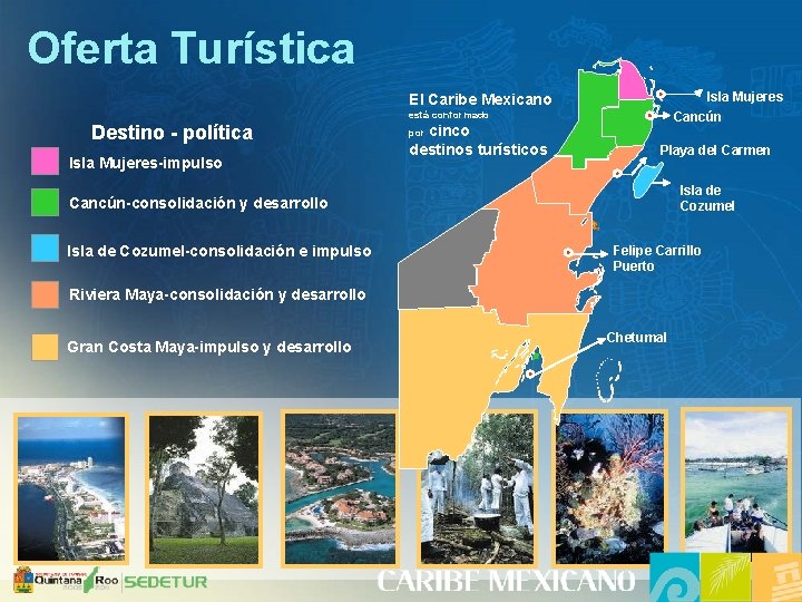 Oferta Turística Isla Mujeres Cancún El Caribe Mexicano está conformado Destino - política Isla