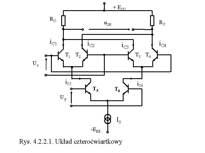 + ECC RC RC u 2 R i. C 1 i. C 2 i.