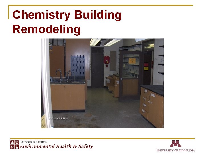 Chemistry Building Remodeling 