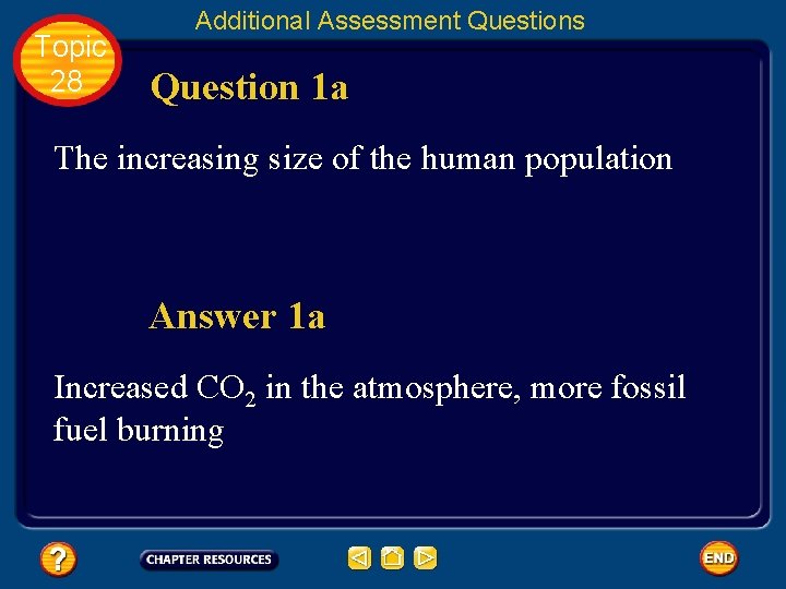 Topic 28 Additional Assessment Questions Question 1 a The increasing size of the human
