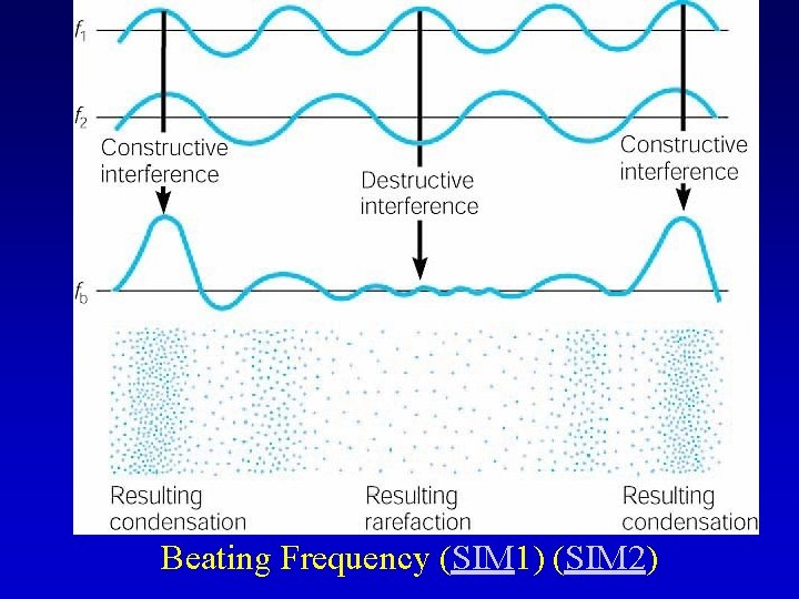 Beating Frequency (SIM 1) (SIM 2) 