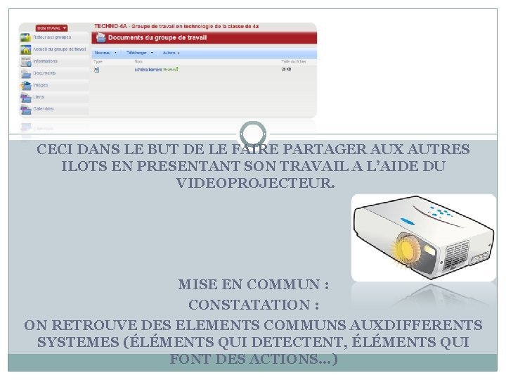 CECI DANS LE BUT DE LE FAIRE PARTAGER AUX AUTRES ILOTS EN PRESENTANT SON