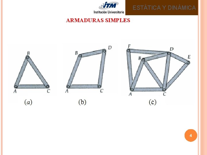 ESTÁTICA Y DINÁMICA ARMADURAS SIMPLES 4 