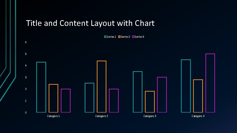 Title and Content Layout with Chart Series 1 Series 2 Series 3 6 5