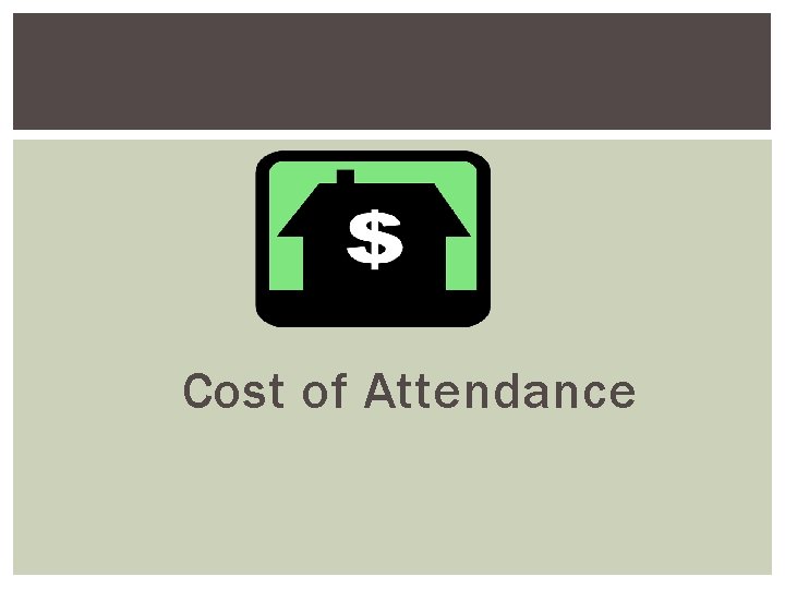 Cost of Attendance 