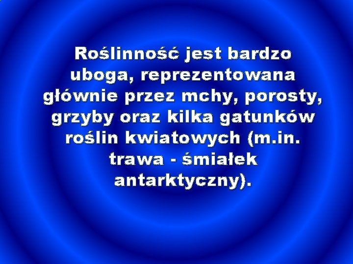 Roślinność jest bardzo uboga, reprezentowana głównie przez mchy, porosty, grzyby oraz kilka gatunków roślin