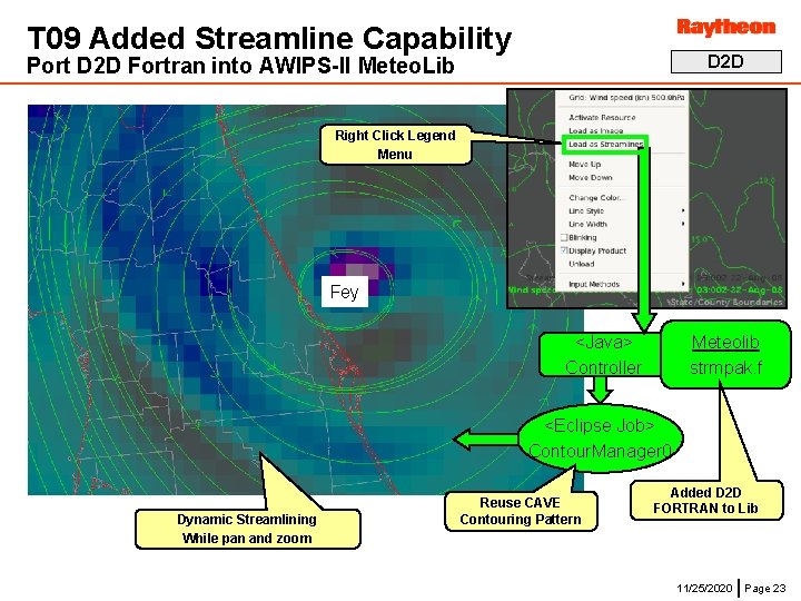 T 09 Added Streamline Capability D 2 D Port D 2 D Fortran into