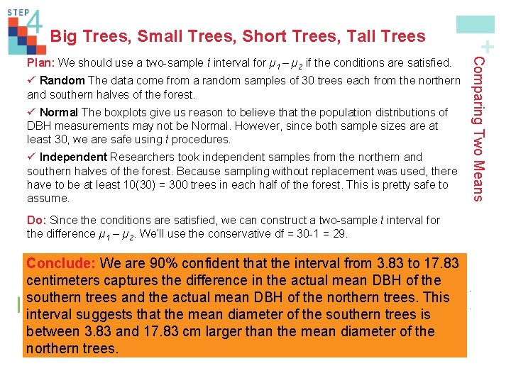Trees, Small Trees, Short Trees, Tall Trees ü Random The data come from a