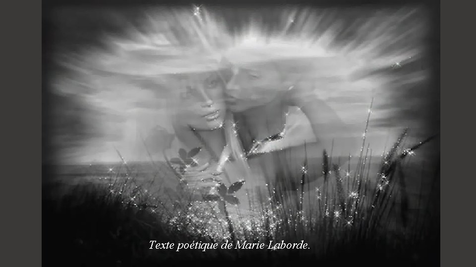 Texte poétique de Marie Laborde. 