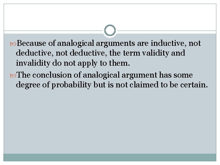 Analogy And Probable Inference 10 Th Meeting Definition