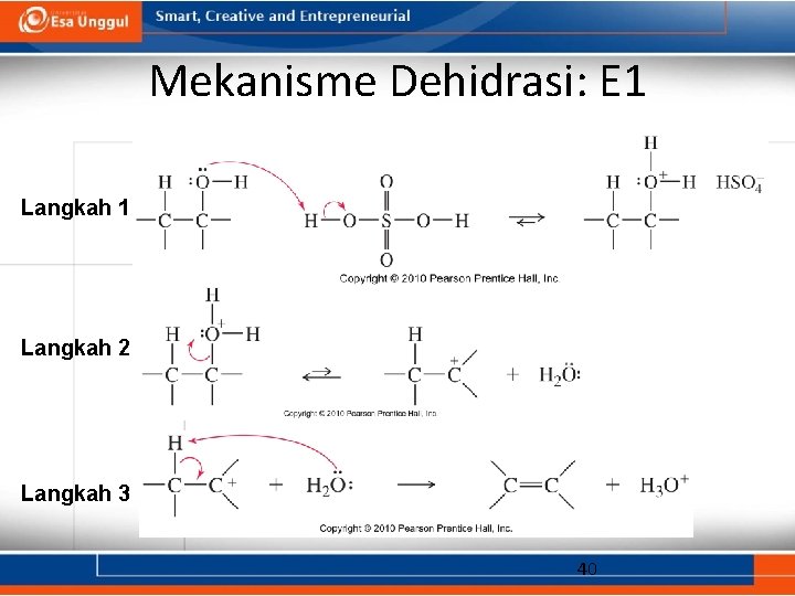 Mekanisme Dehidrasi: E 1 Langkah 2 Langkah 3 40 
