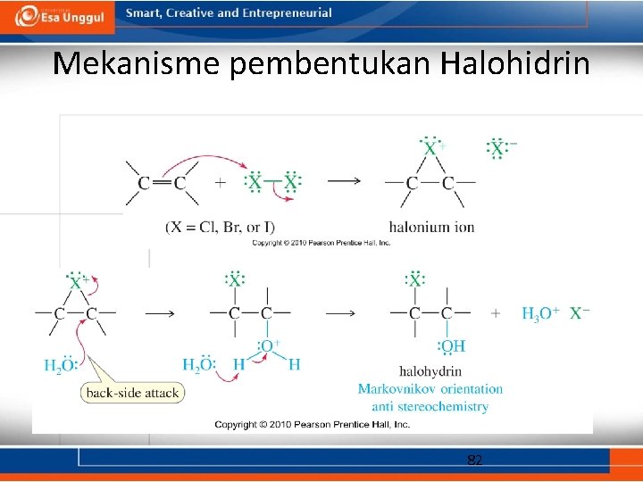 Mekanisme pembentukan Halohidrin 82 