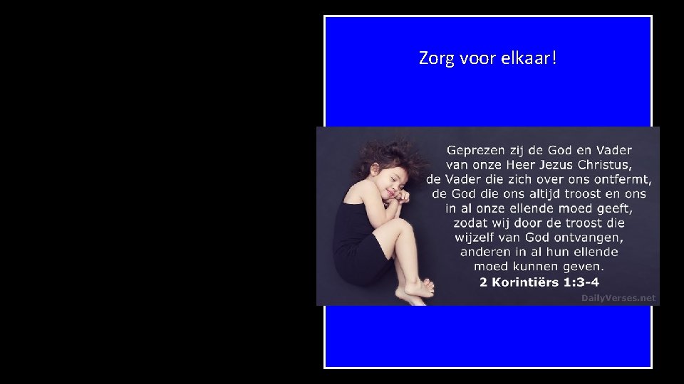 Zorg voor elkaar! 