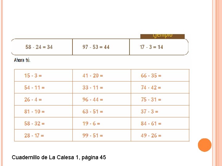 Cuadernillo de La Calesa 1, página 45 Cuadernillo de La Calesa 1, página 45