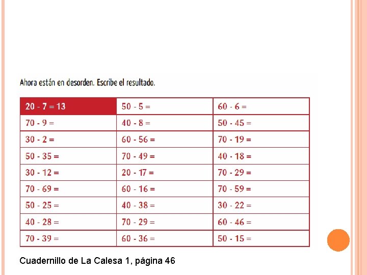 Cuadernillo de La Calesa 1, página 46 Cuadernillo de La Calesa 1, página 46