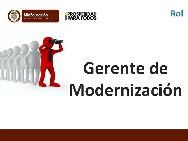 Rol Gerente de Modernización 