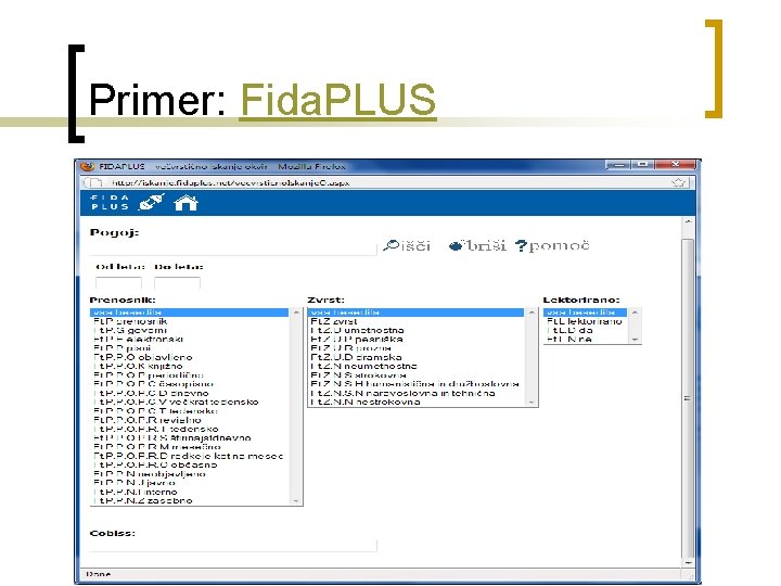 Primer: Fida. PLUS 