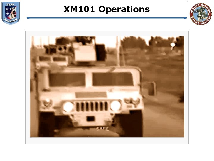 XM 101 Operations 