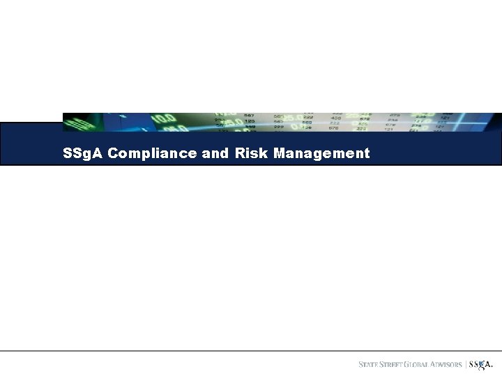 SSg. A Compliance and Risk Management 