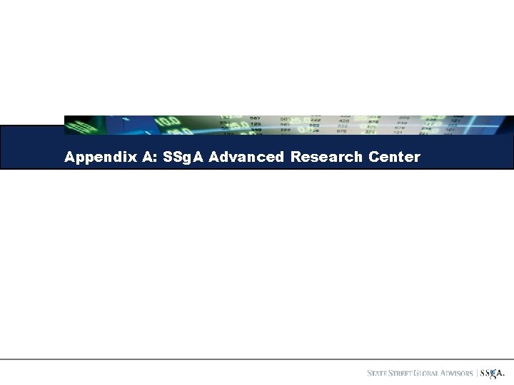 Appendix A: SSg. A Advanced Research Center 