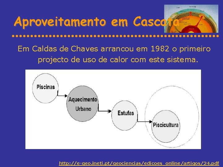 Aproveitamento em Cascata Em Caldas de Chaves arrancou em 1982 o primeiro projecto de