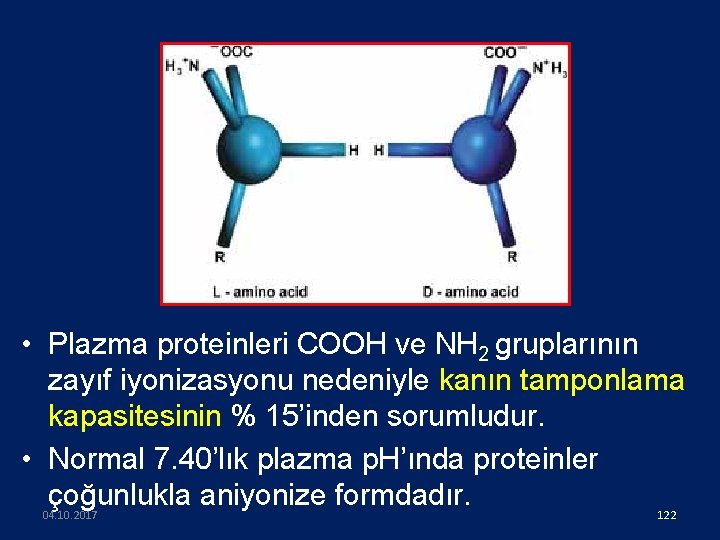  • Plazma proteinleri COOH ve NH 2 gruplarının zayıf iyonizasyonu nedeniyle kanın tamponlama