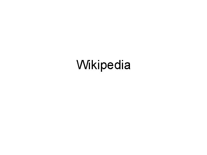 Wikipedia 