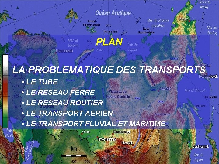 PLAN LA PROBLEMATIQUE DES TRANSPORTS • LE TUBE • LE RESEAU FERRE • LE