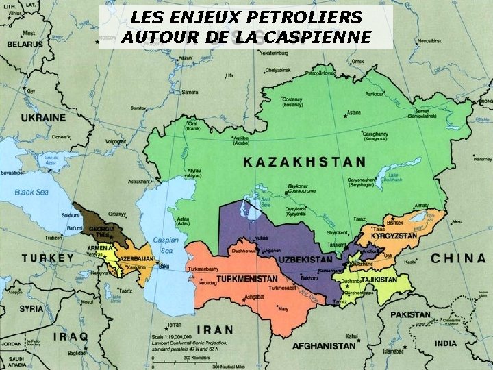 LES ENJEUX PETROLIERS AUTOUR DE LA CASPIENNE 