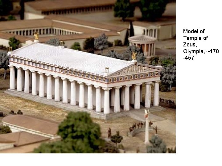 Model of Temple of Zeus, Olympia, ~470 -457 