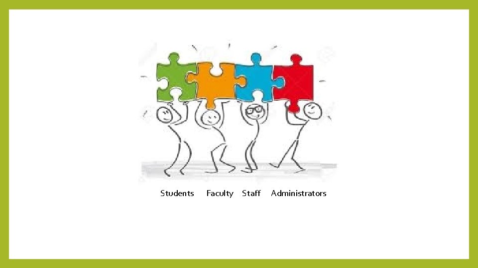 Students Faculty Staff Administrators Students Faculty Staff Administrators