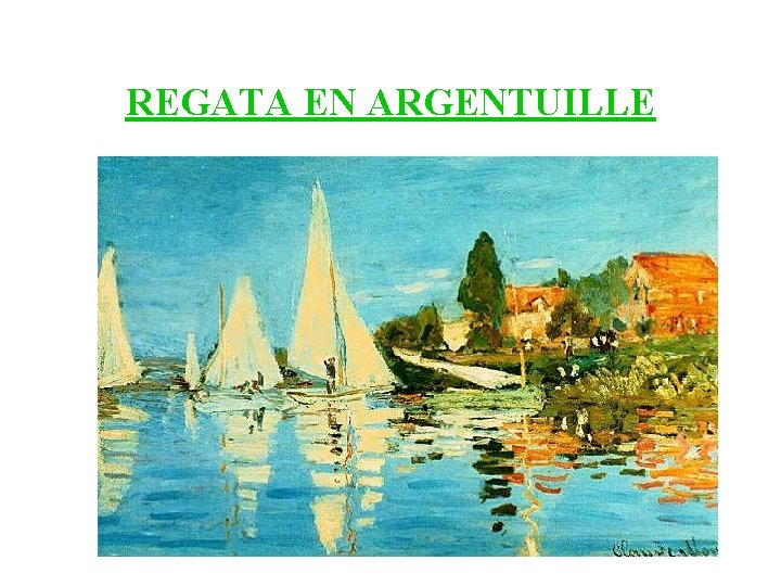 REGATA EN ARGENTUILLE 