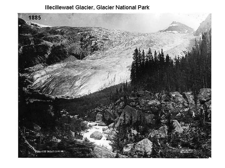 Illecillewaet Glacier, Glacier National Park 1885 