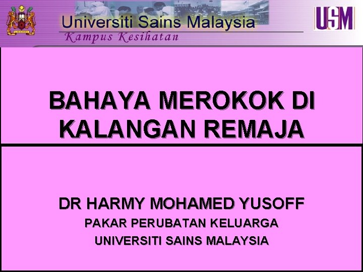 Bahaya Merokok Di Kalangan Remaja Dr Harmy Mohamed