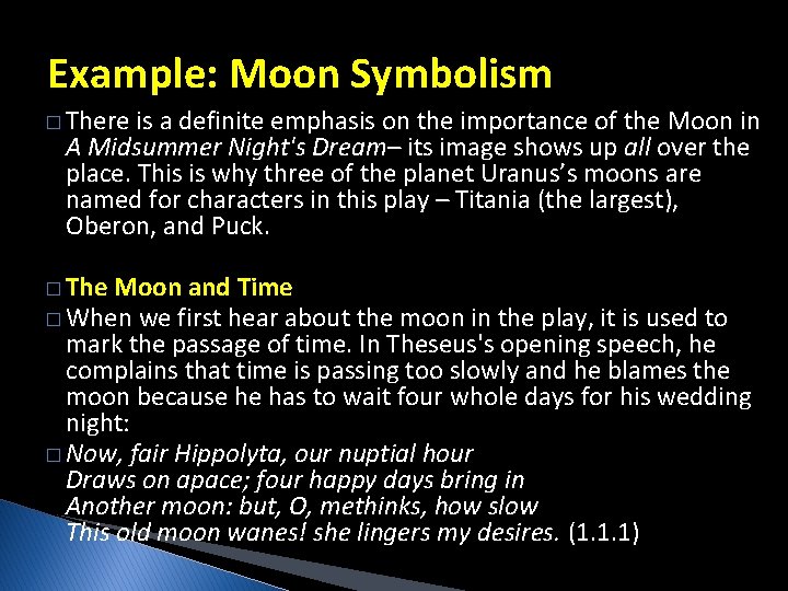 Literary Elements A Midsummer Nights Dream Irony Contrast