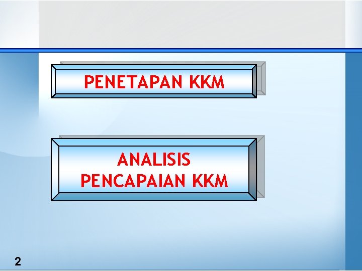 PENETAPAN KKM ANALISIS PENCAPAIAN KKM 2 