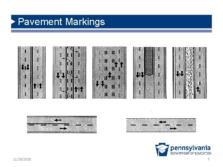 Pavement Markings 11/25/2020 7 