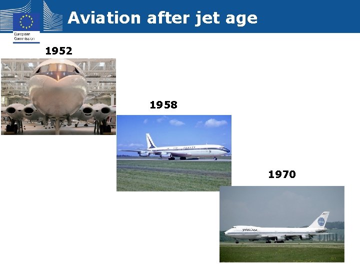 Aviation after jet age 1952 1958 1970 