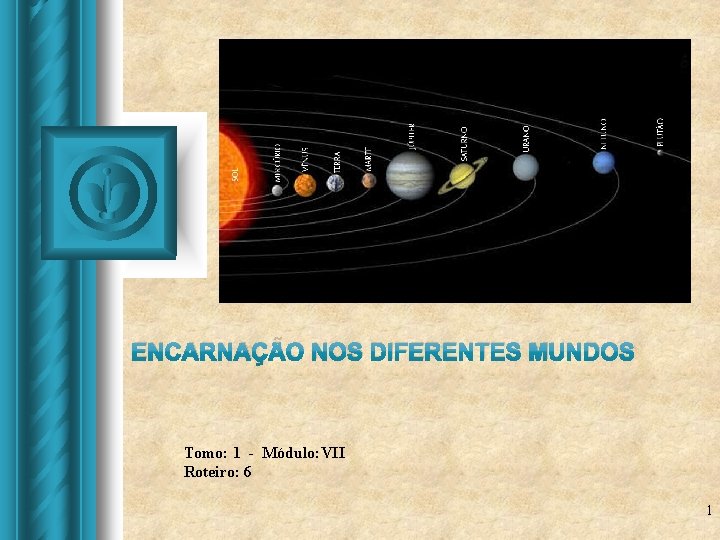 ENCARNAÇÃO NOS DIFERENTES MUNDOS Tomo: 1 - Módulo: VII Roteiro: 6 1 ENCARNAÇÃO NOS DIFERENTES MUNDOS Tomo: 1 - Módulo: VII Roteiro: 6 1