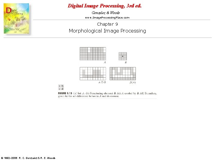 Digital Image Processing, 3 rd ed. Gonzalez & Woods www. Image. Processing. Place. com