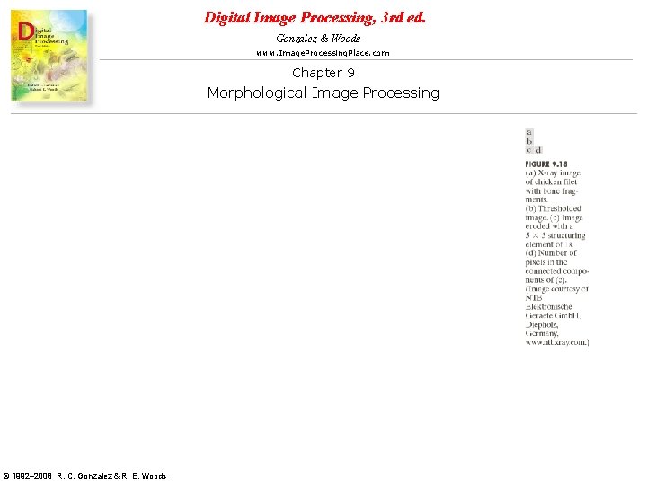 Digital Image Processing, 3 rd ed. Gonzalez & Woods www. Image. Processing. Place. com