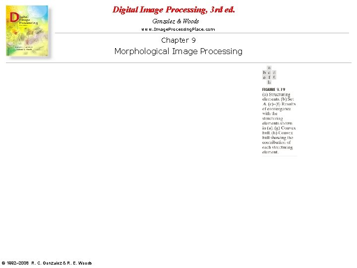 Digital Image Processing, 3 rd ed. Gonzalez & Woods www. Image. Processing. Place. com