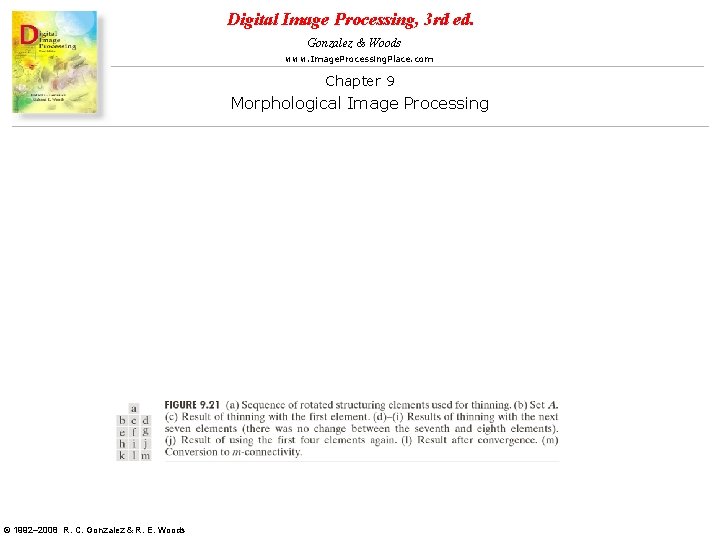 Digital Image Processing, 3 rd ed. Gonzalez & Woods www. Image. Processing. Place. com