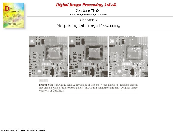 Digital Image Processing, 3 rd ed. Gonzalez & Woods www. Image. Processing. Place. com