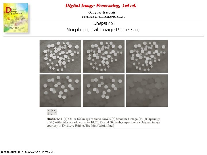 Digital Image Processing, 3 rd ed. Gonzalez & Woods www. Image. Processing. Place. com